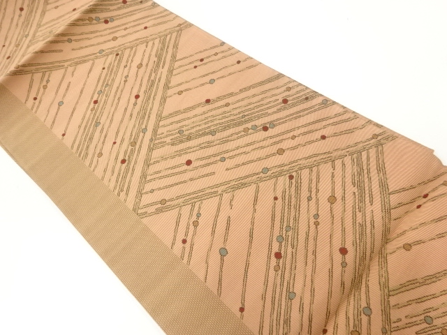 JAPANESE FUKURO OBI / WOVEN DOTS